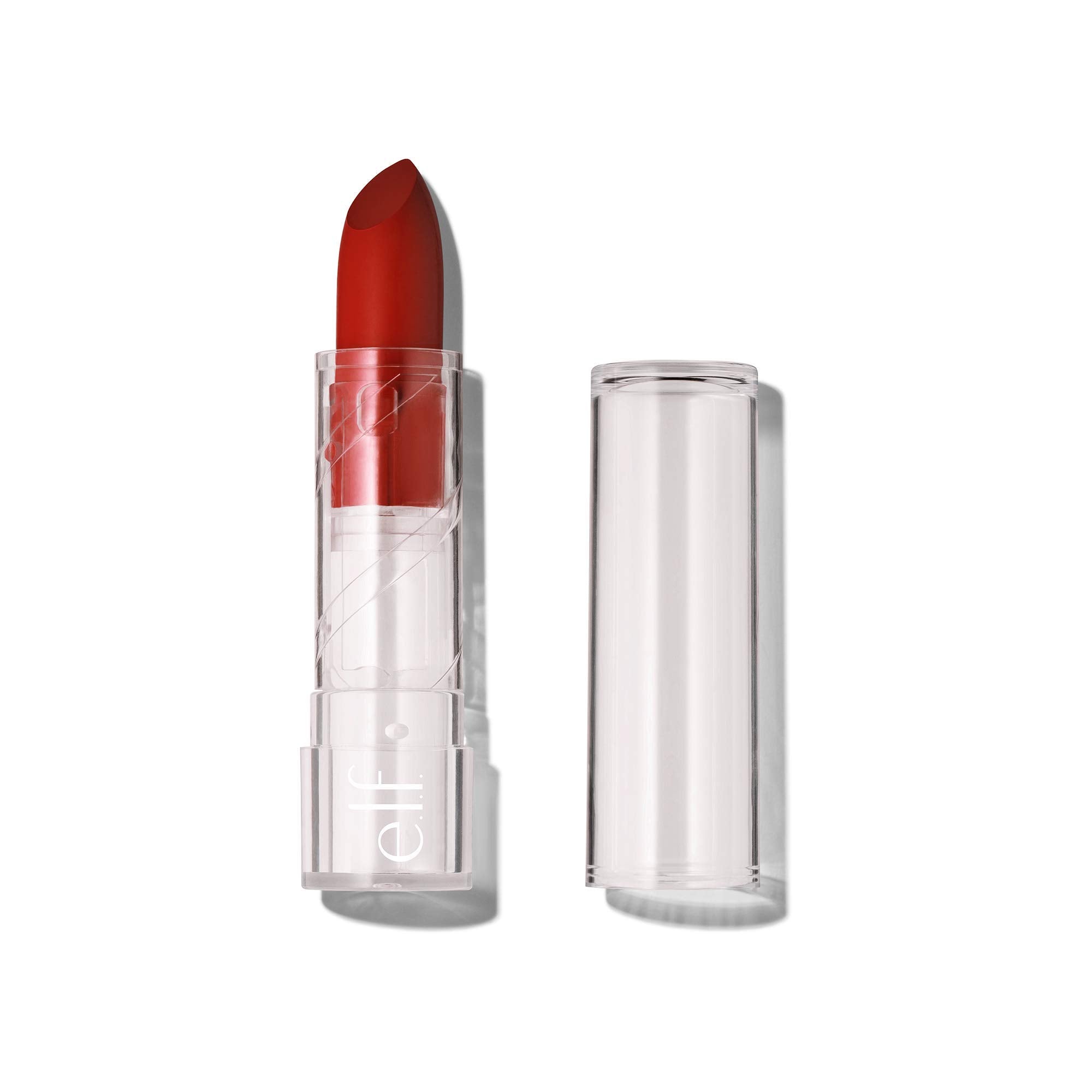 e.l.f. Srsly Satin Lipstick, Intense color Payoff & Silky Smooth Formula, Cherry On Top, 0.16 Oz (4.5g)